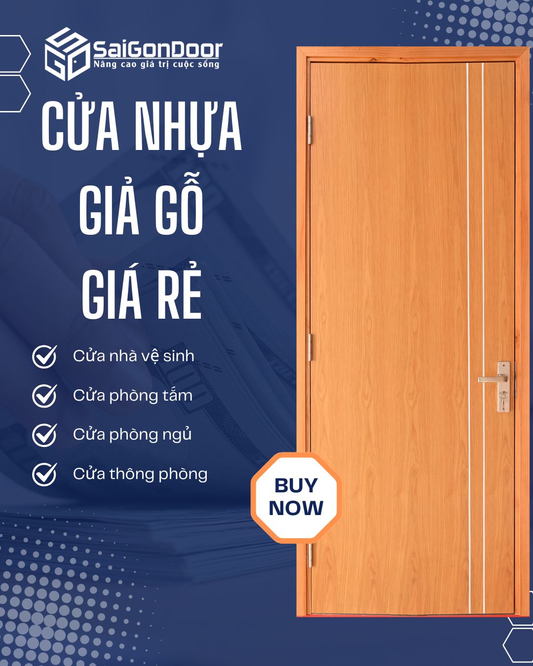 Cửa Nhựa Giả Gỗ Giá Rẻ TPHCM – Lựa Chọn Thông Minh 11 cua-nhua-gia-go-gia-re-tphcm-5