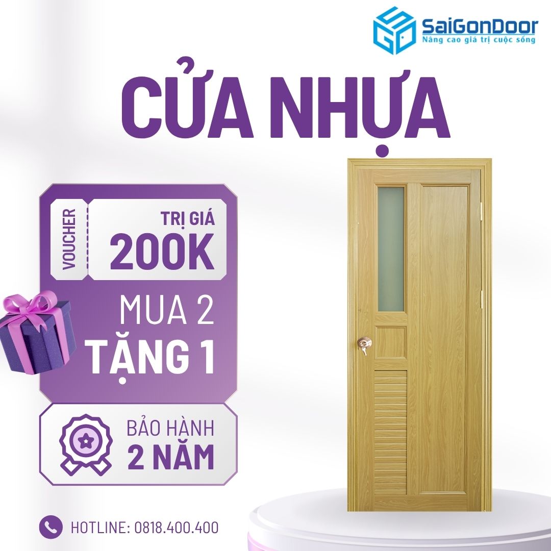 Cửa Nhựa Giả Gỗ Loại Nào Tốt? Kinh Nghiệm Chọn 10 cua-nhua-gia-go-loai-nao-tot-2