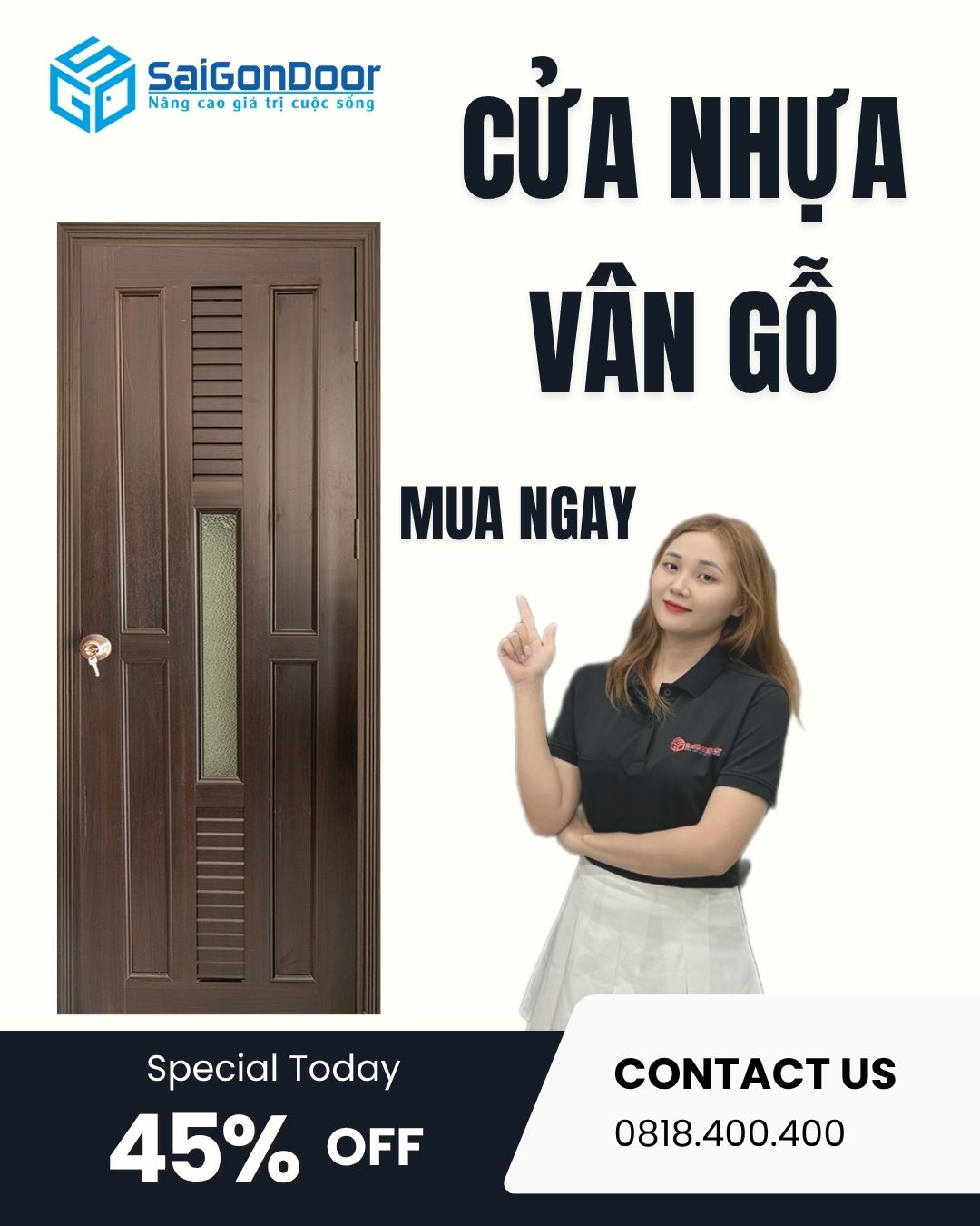 Cửa Nhựa Vân Gỗ Bao Nhiêu Tiền? Nên Chọn Loại Nào? 15 cua-nhua-van-go-bao-nhieu-tien-2