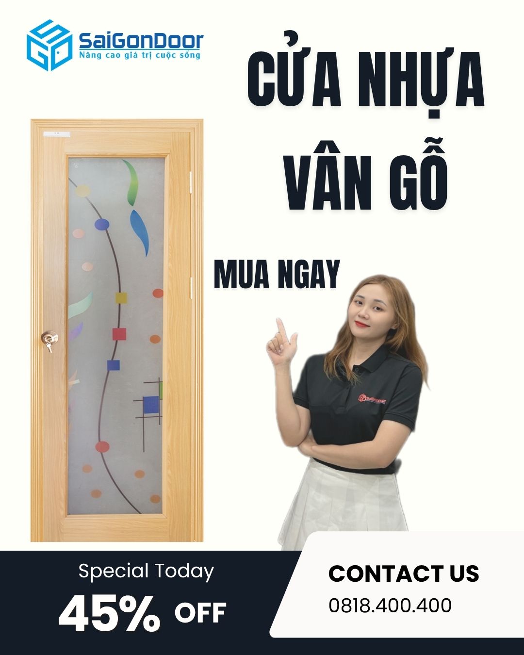 Cửa Nhựa Vân Gỗ Bao Nhiêu Tiền? Nên Chọn Loại Nào? 11 cua-nhua-van-go-bao-nhieu-tien