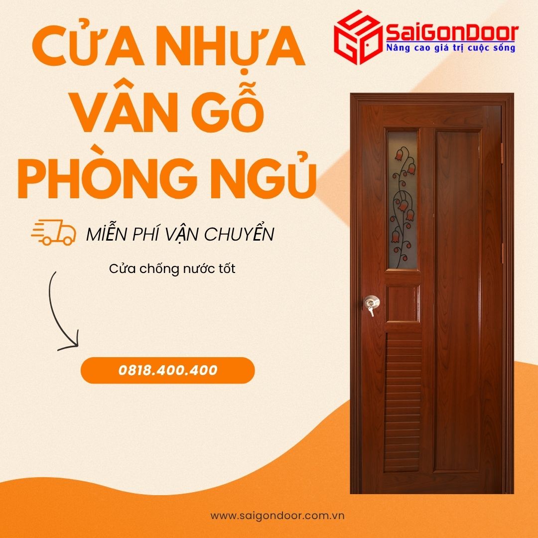 Cửa Nhựa Vân Gỗ Phòng Ngủ Có Tốt Không? Xu Hướng 15 cua-nhua-van-go-phong-ngu-2