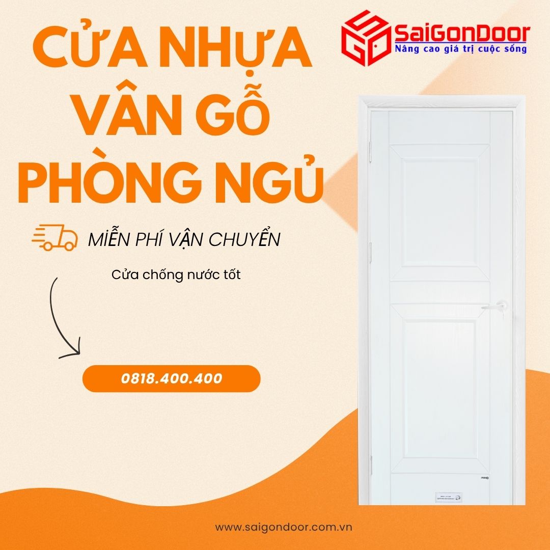 Cửa Nhựa Vân Gỗ Phòng Ngủ Có Tốt Không? Xu Hướng 13 cua-nhua-van-go-phong-ngu-4