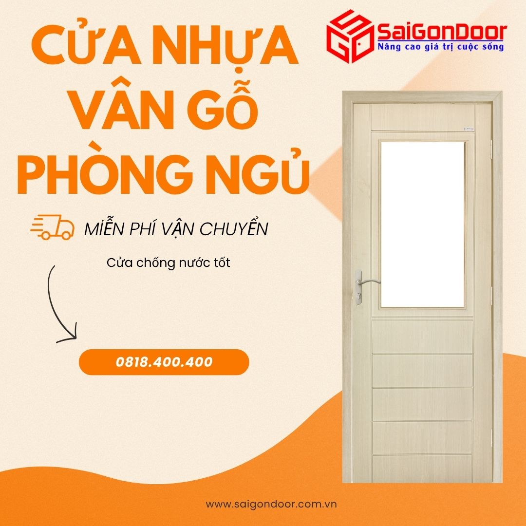 Cửa Nhựa Vân Gỗ Phòng Ngủ Có Tốt Không? Xu Hướng 12 cua-nhua-van-go-phong-ngu-5