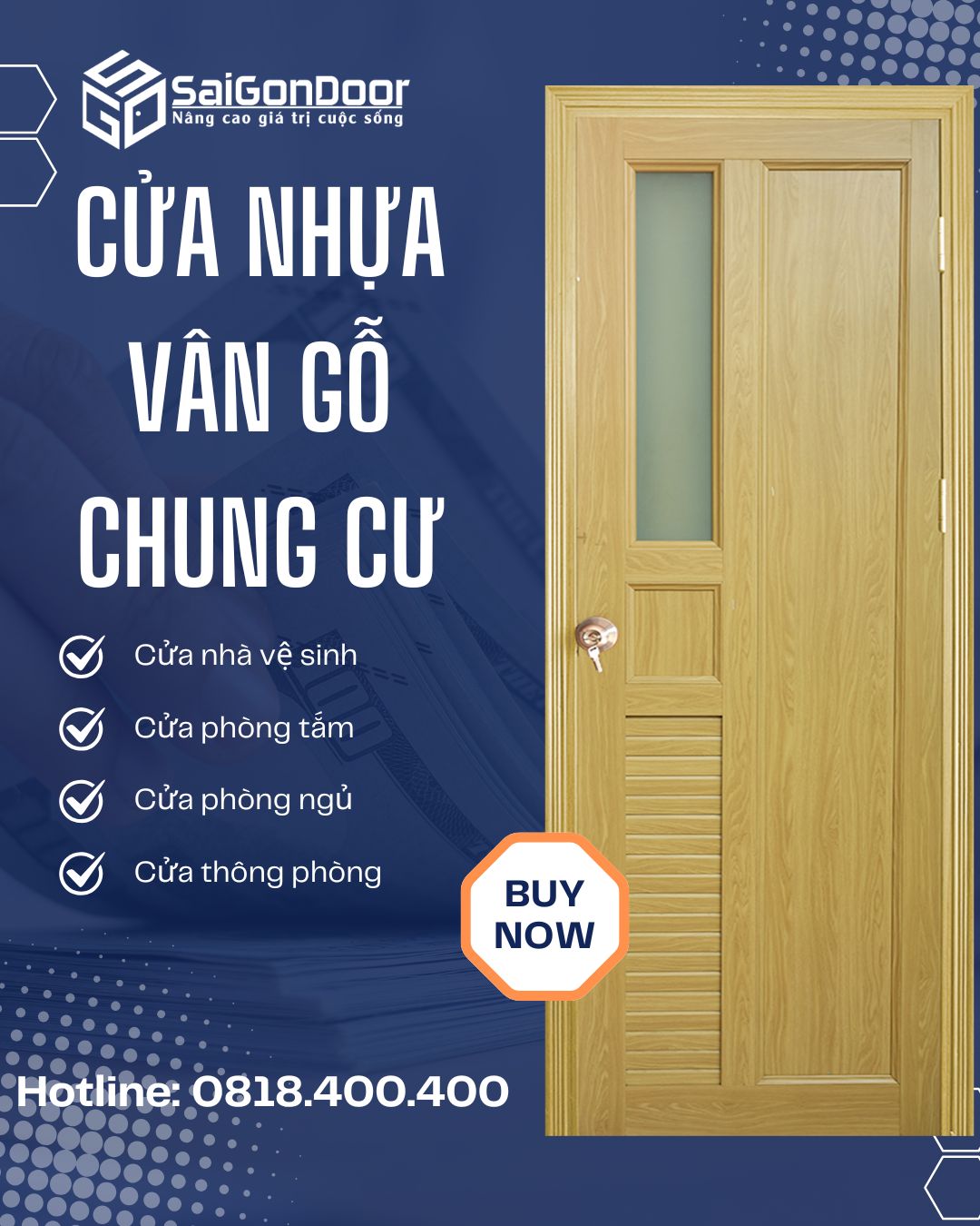 Cửa Nhựa Vân Gỗ Cho Chung Cư – Nội Thất Hiện Đại 15 cua-nhua-van-go-cho-chung-cu-1