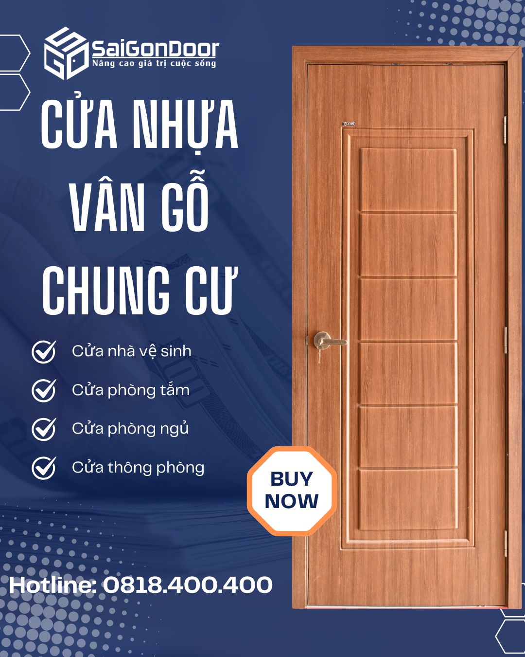 Cửa Nhựa Vân Gỗ Cho Chung Cư – Nội Thất Hiện Đại 10 cua-nhua-van-go-cho-chung-cu-6